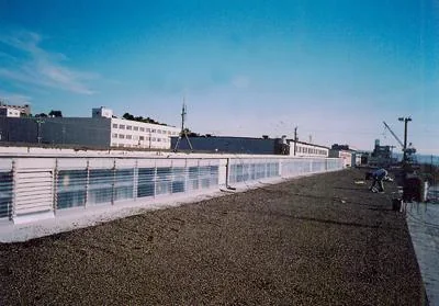 Industrial Flat roof repaired, clerestory walls rebuilt